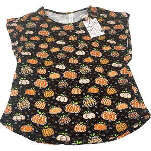 NWT Latched Mama Pumpkin Nursing Lounge Top XXS Halloween Breastfeeding Shirt